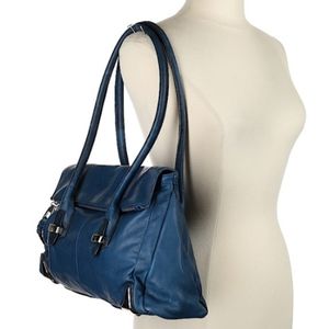 B Makowsky Leather Shoulder Bag